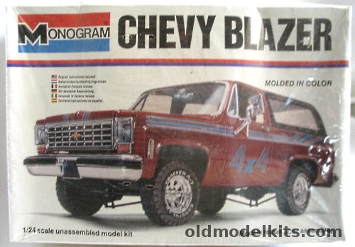 Monogram 1/24 1978 Chevrolet Blazer 4x4, 2238 plastic model kit